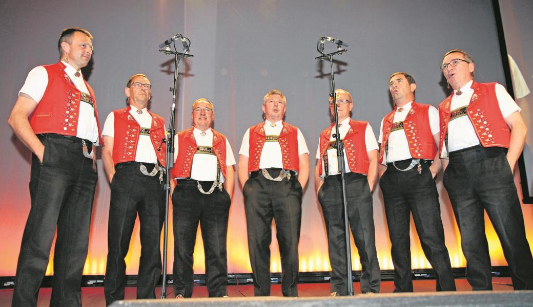 Das Engel Chörli Appenzell unterhielt die Besucher vor und während der Versammlung.