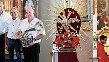 Bläsergruppe gestaltete Pfingstgottesdienst mit