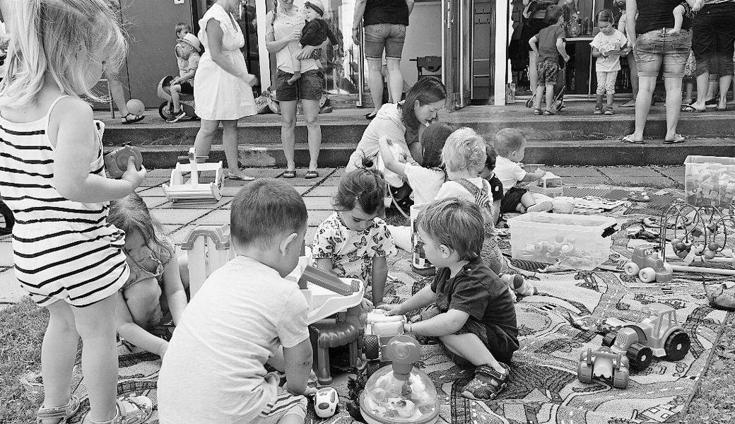 Die Kinder genossen das ökumenische Kleinkinder-Sommerfest in vollen Zügen. 