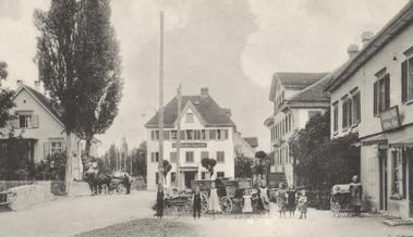 Oberriet hat seinen schönen Postplatz 1975 beseitigt