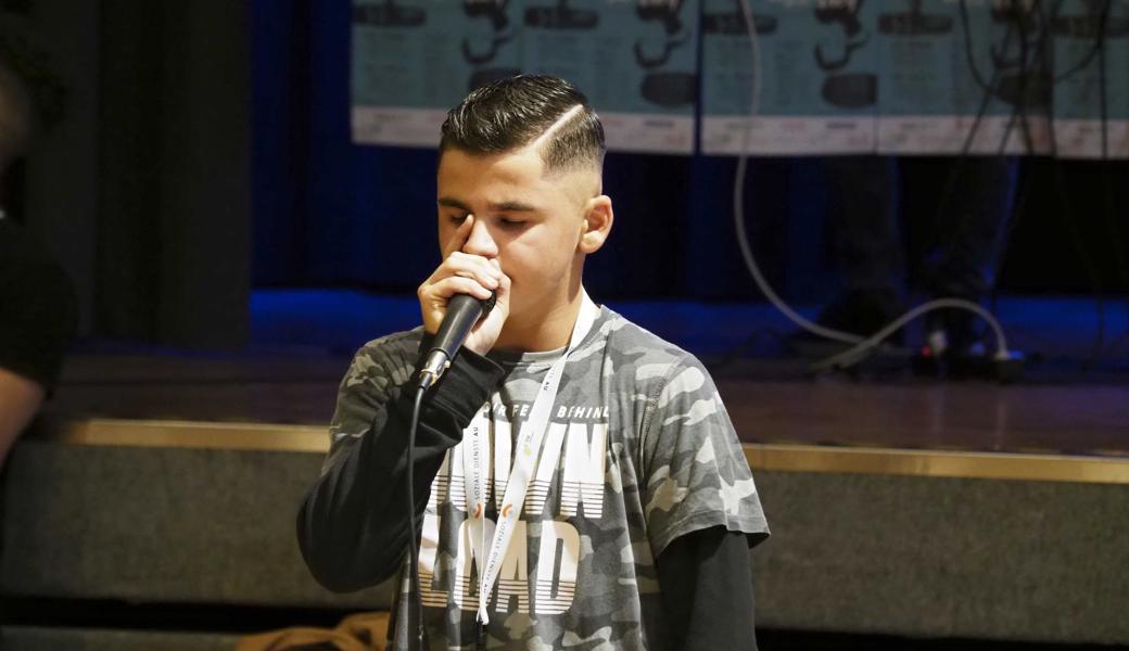 Fulminant: die virtuose Beatbox-Einlage des 13-jährigen Idris.