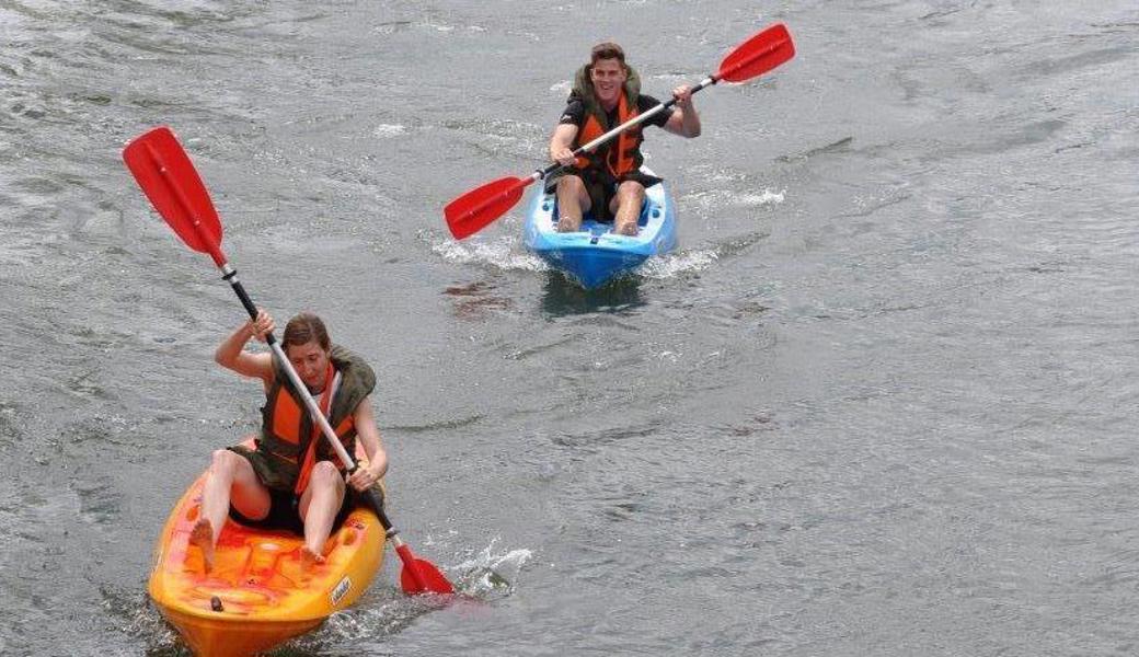 Auch eine Fahrt mit dem Boot gehört zur Rhystafette, die in zwei Wochen stattfindet.