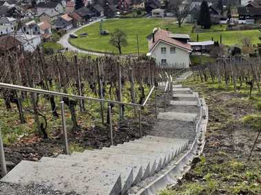 Rötiberg-Treppe ist nach Sanierung wieder begehbar