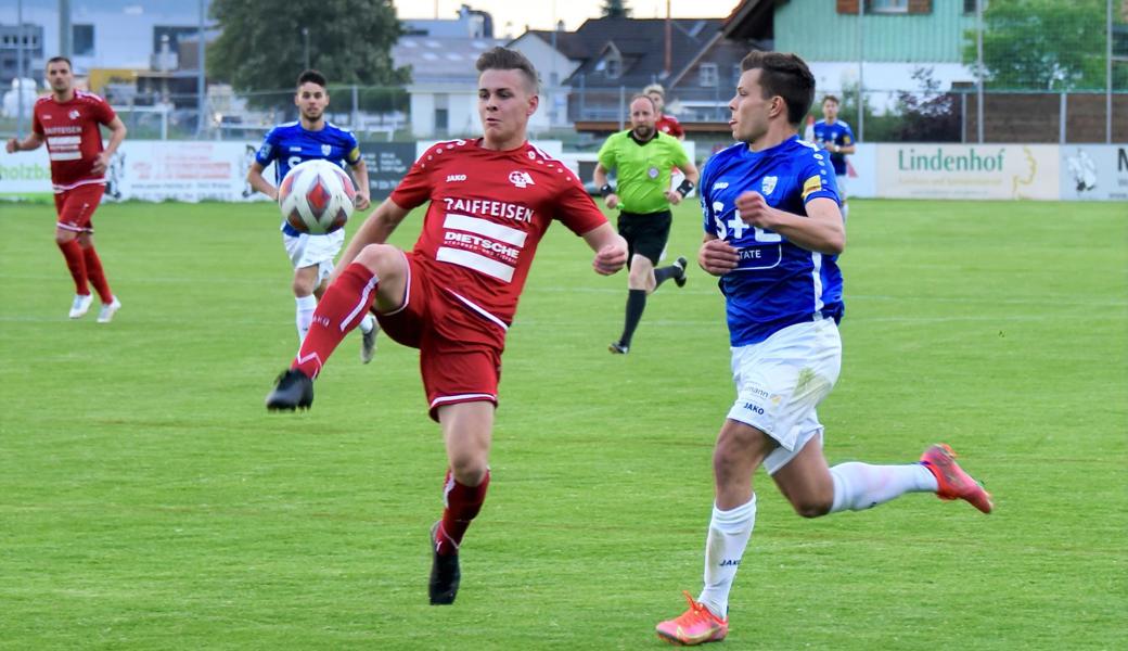 Am Mittwoch noch Gegner, am Samstag beide Sieger: Der FC Montlingen (links) und der FC Widnau.