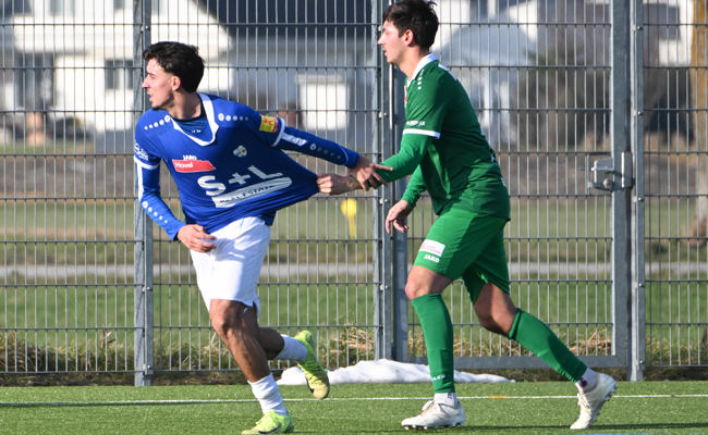 Erstligist FC Widnau eröffnete die Vorbereitungs-Testspielserie gegen Promotion Ligisten Kreuzlingen
