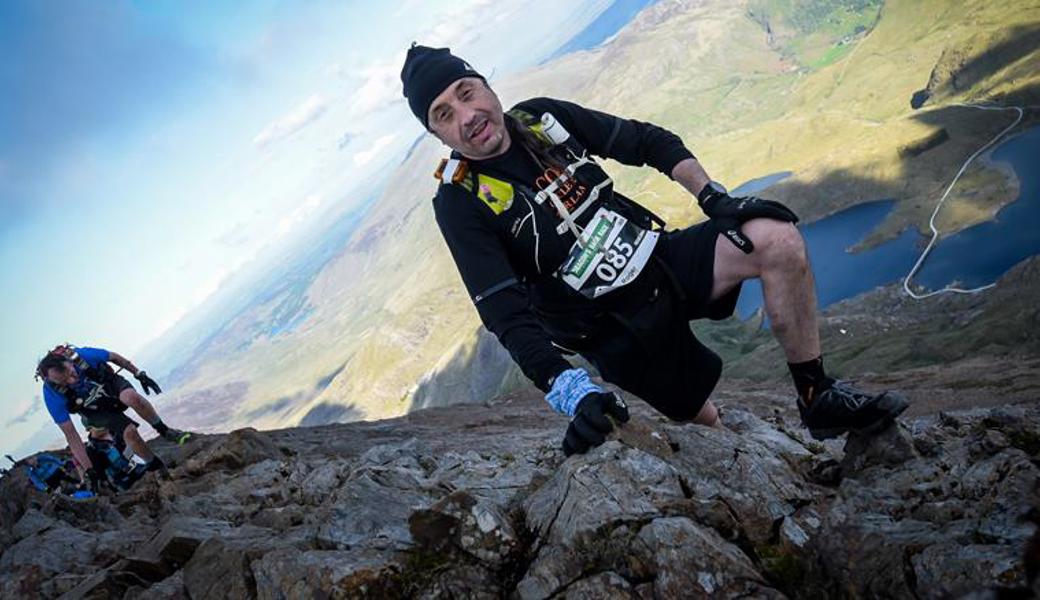 Roger «Rats» Coray auf dem Crip Goch im Snowdonia-Nationalpark in Gwynedd: Eine schöne Landschaft, aber gefährliches Terrain.