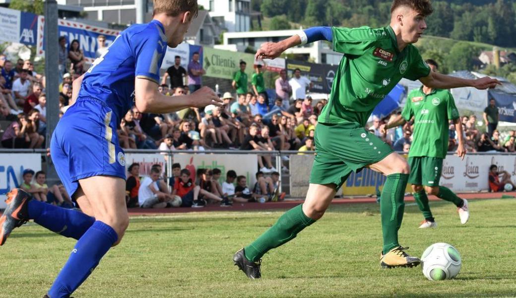 Letztes Jahr spielte Betim Fazliji mit dem FC St. Gallen am internationalen Altstätter U19-Turnier.