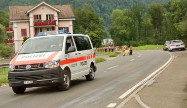 Polizei eskortiert Alpabzug