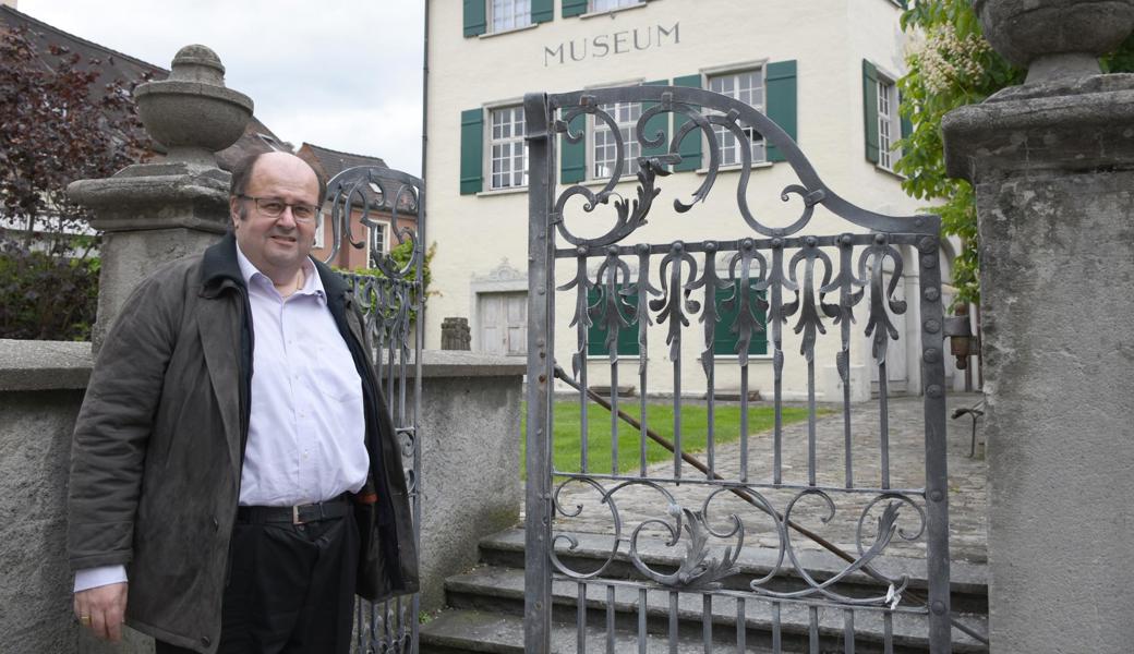 Werner Ritter ist neben allem anderem gespannt auf die Gestaltungsvorschläge für den Museumsgarten. 