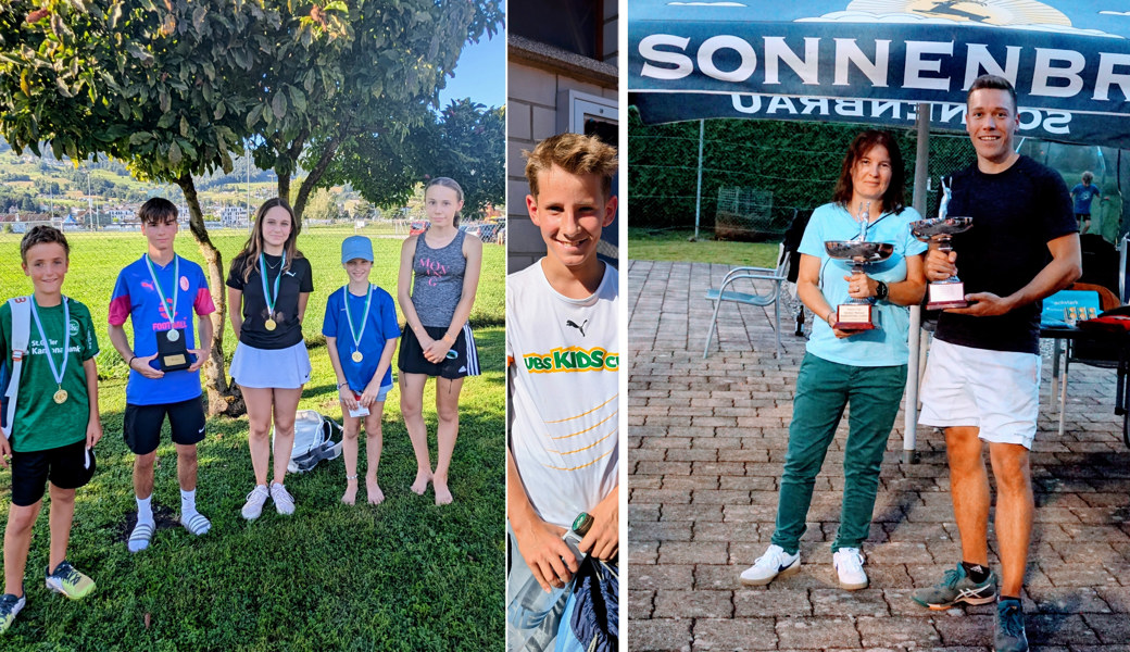 v.l.n.r. Gian Ferrari (Boys U12), Nik Studerus (Boys U18), Elin Knechtle (Girls U16), Nina Gmeiner (Girls U12), Nina Fässler (Girls U14), Florian Bayerl (Boys U16), Rossana Faoro (Damen), Domink Loher (Herren)