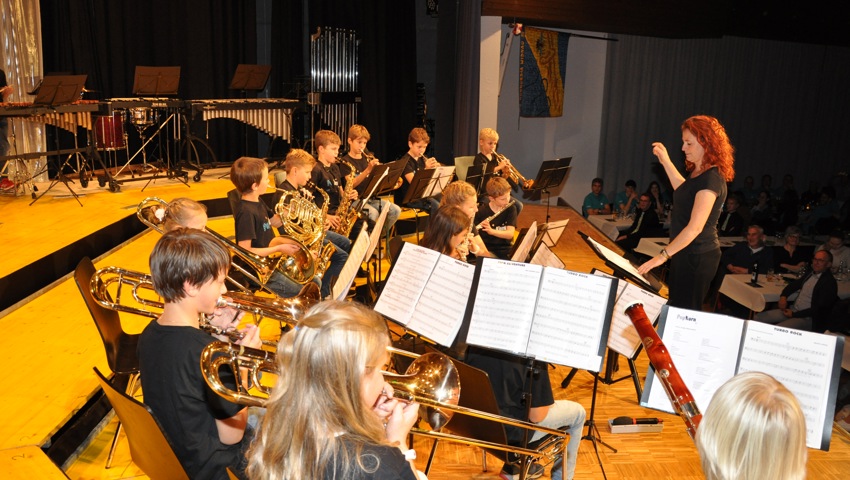 Die Formation Popkorn besteht aus Jugendlichen aus der ganzen Region Die Formation Popkorn besteht aus Jugendlichen aus der ganzen Region