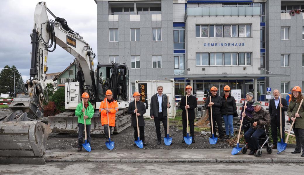 Offizieller Spatenstich am Mittwoch 11:45 Uhr vor dem Gemeindehaus Diepoldsau.