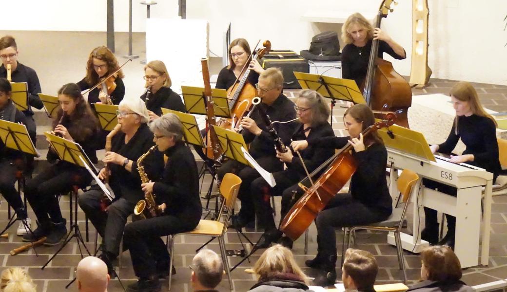 The Woody Mix am Adventskonzert der Musikschule Oberrheintal kürzlich in Rebstein.