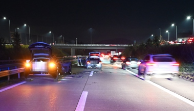Zu wenig aufgepasst: Zwei Unfälle auf der Autobahn