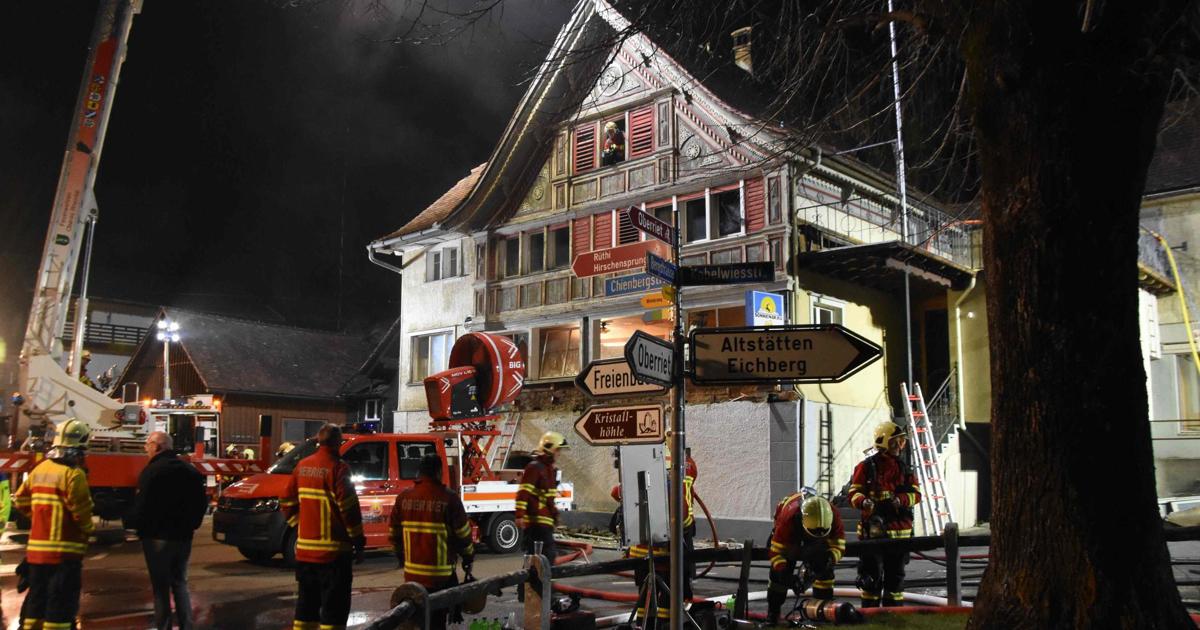 Restaurant in Oberriet brannte Der Rheintaler