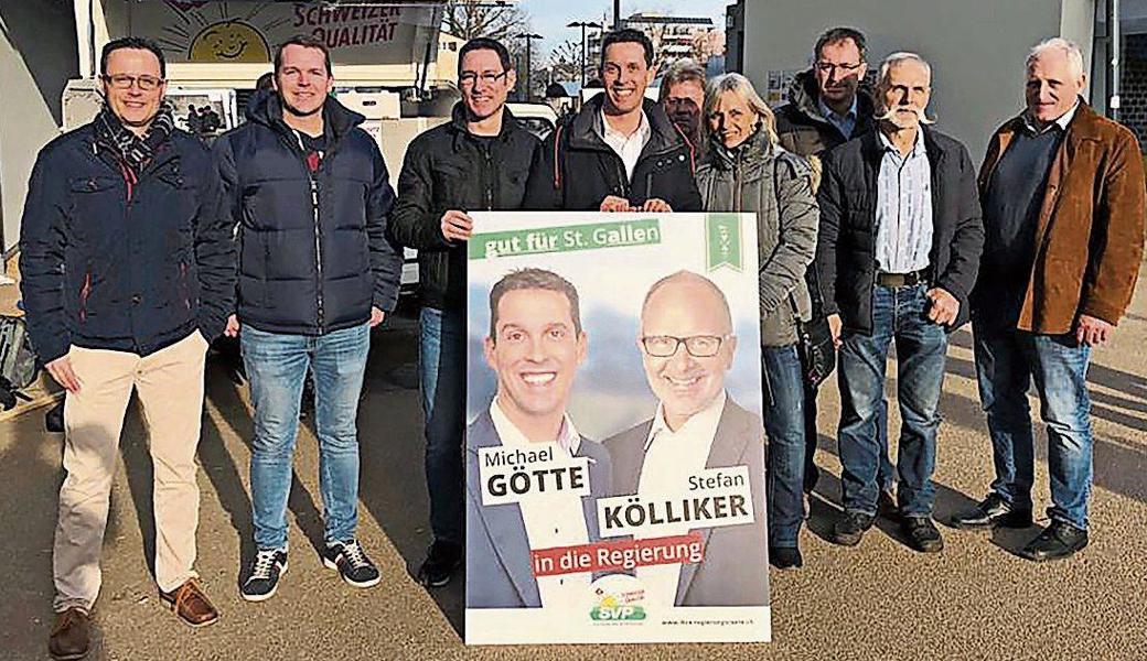 Die SVP Rheintal befindet sich im Kantonsratswahlkampf. 