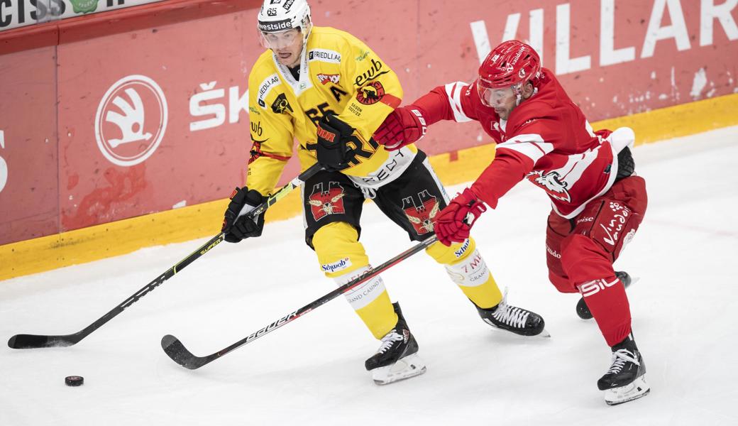 SCB-Verteidiger Ramon Untersander (links) nimmt schon zum zweiten Mal an Olympischen Spielen teil. 