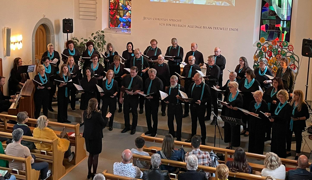 Der Gemischte Chor begeisterte in der Kirche Eichberg