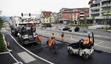 Arbeiten an Kantonsstrasse vorläufig abgeschlossen
