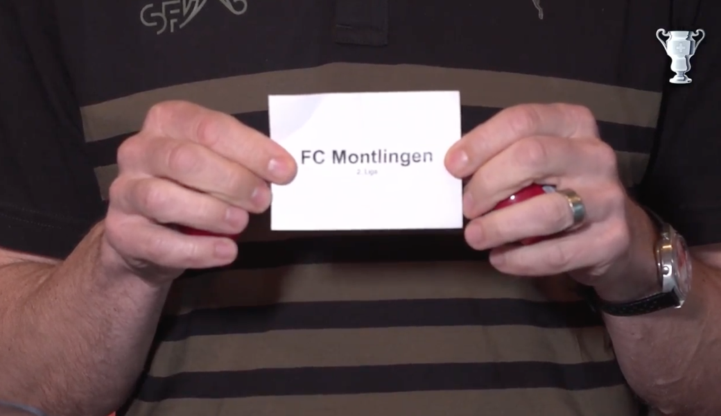 Nach dem Los des FC Montlingen wurde das des Serienmeisters aus Basel gezogen.