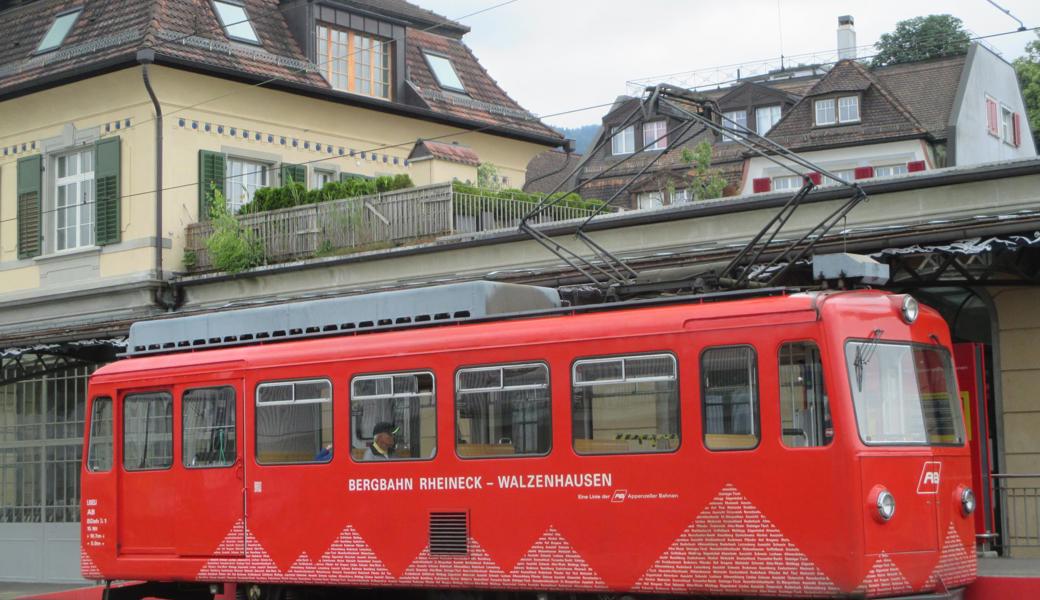 Die heute zu den Appenzeller Bahnen gehörende Rheineck-Walzenhausen-Bergbahn wurde 1896 eröffnet. 