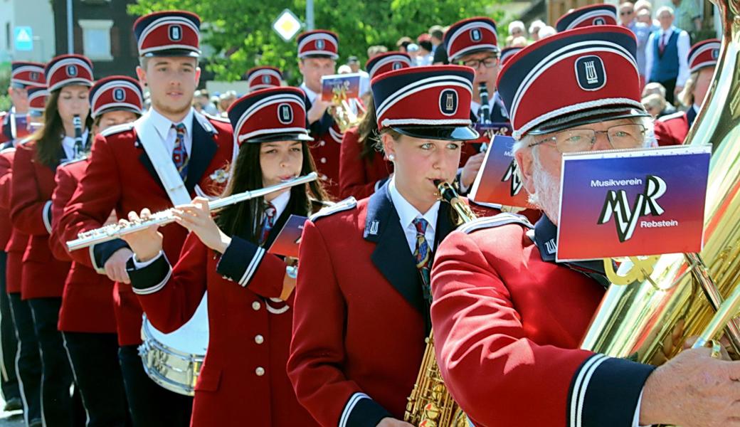 Solche Szenen werden nächstes Jahr nicht zu sehen sein: konzentrierte Musikanten aus Rebstein.