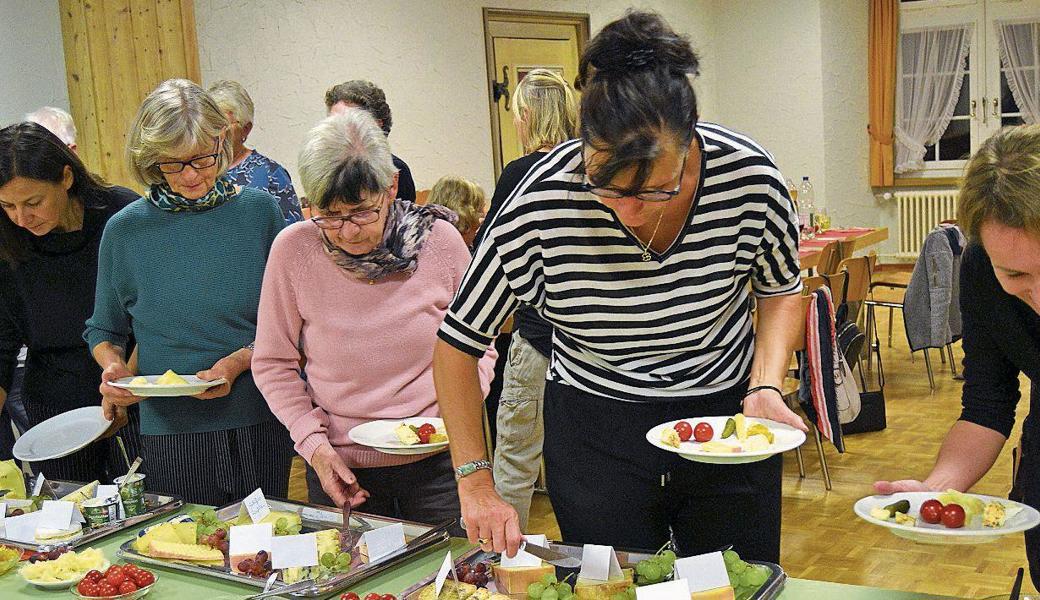 Die verführerische Qual der Wahl am Buffet. 