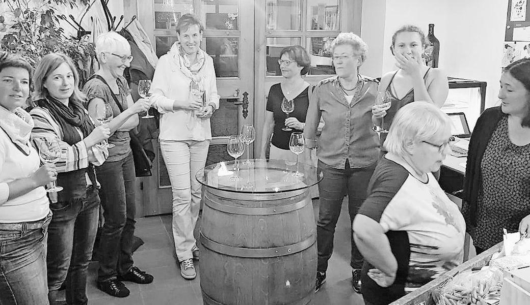 Die Weinverkostung für Frauen war etwas Besonderes. Bild: pd