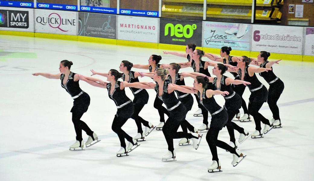 Tina Turner on Ice: Die Ice Storms haben das Ziel, mit ihrer rassigen Kür Punkte zu holen. 