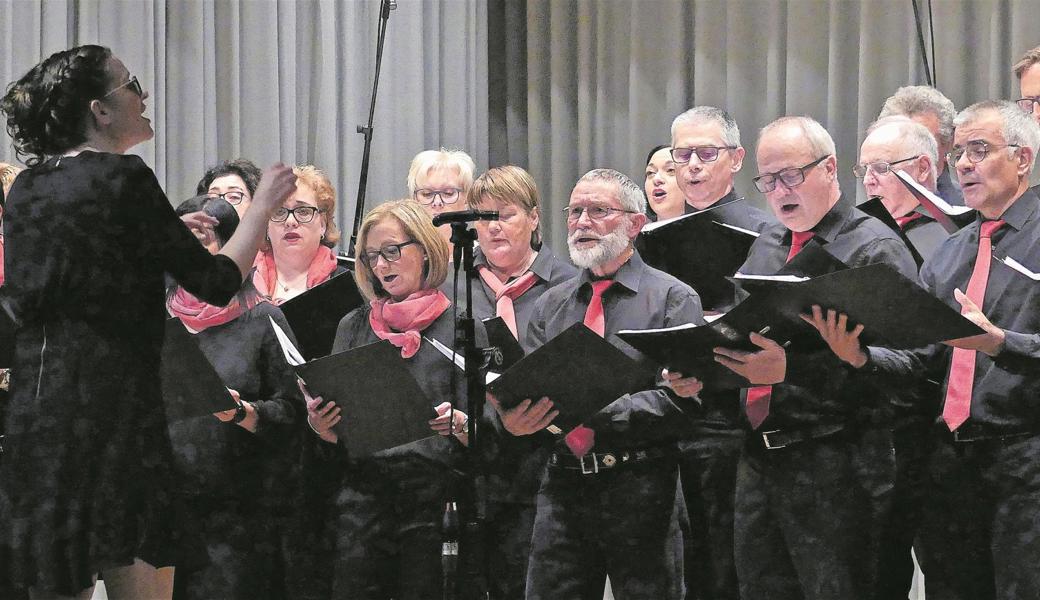 Der Gemischte Chor Eichberg sang sich von Evergreens über Pop bis zu Schlager und Heimatmelodien. 