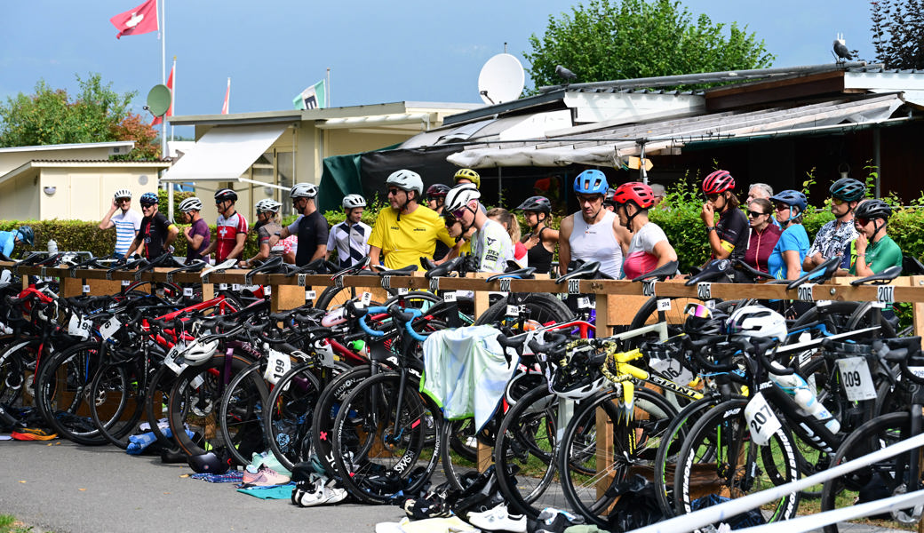 Teilnehmerrekord am Rhyathlon: 579 Sportlerinnen und Sportler waren dabei- hier die Bilder