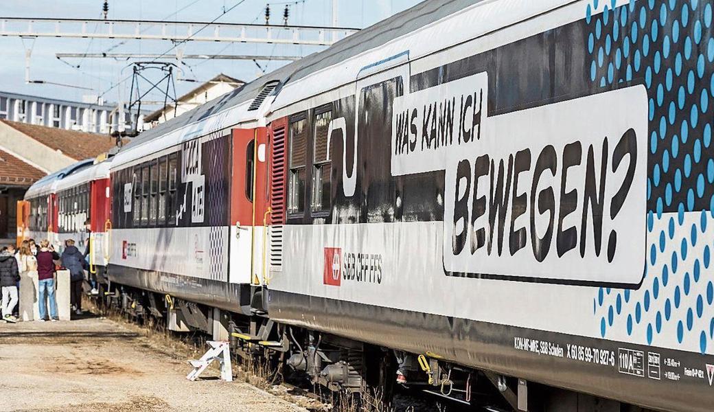 Am Bahnhof St. Margrethen war der Schul- und Erlebniszug der SBB zu Gast. 