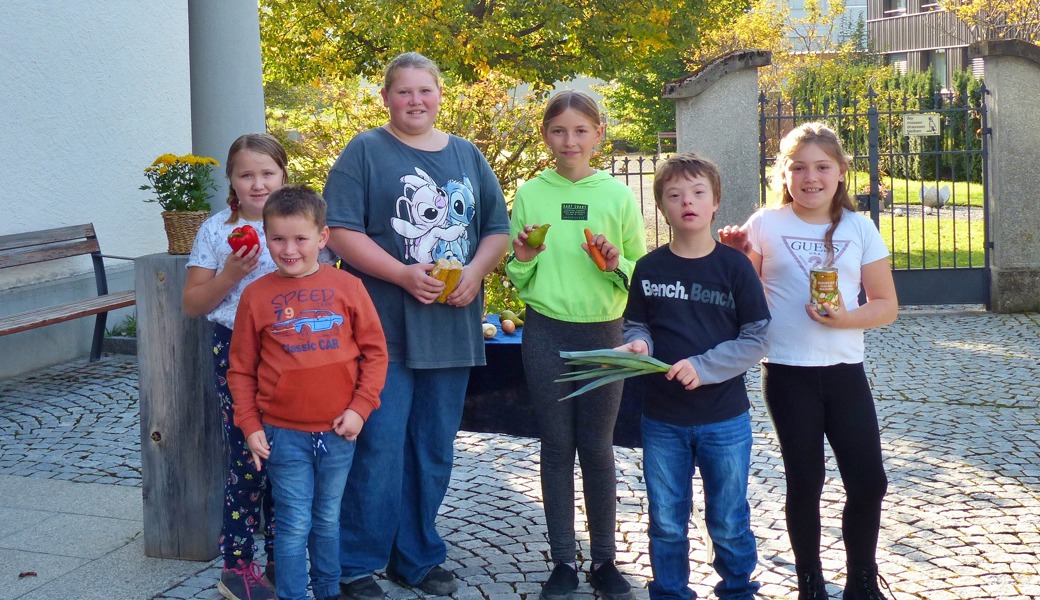 Die Kinder des Fritigstreff Diepoldsau freuten sich auf den Gottesdienst, den sie mitgestalten durften.