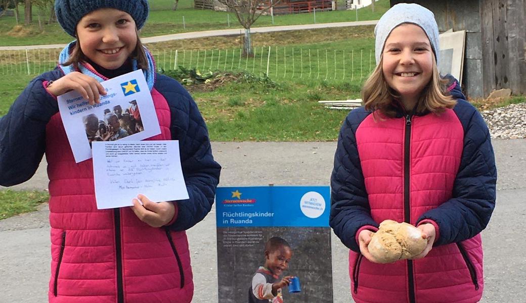 Ob gefilzte Schlüsselanhänger, selbst gebackenes Brot oder das eigene Café: Die Kinder scheuten keinen Aufwand, um möglichst viel Geld zu sammeln und zu spenden.