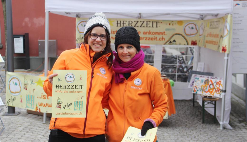 Der Verein Herzzeit für alleinerziehende Väter und Mütter hat sich erstmals mit einem Stand vorgestellt.