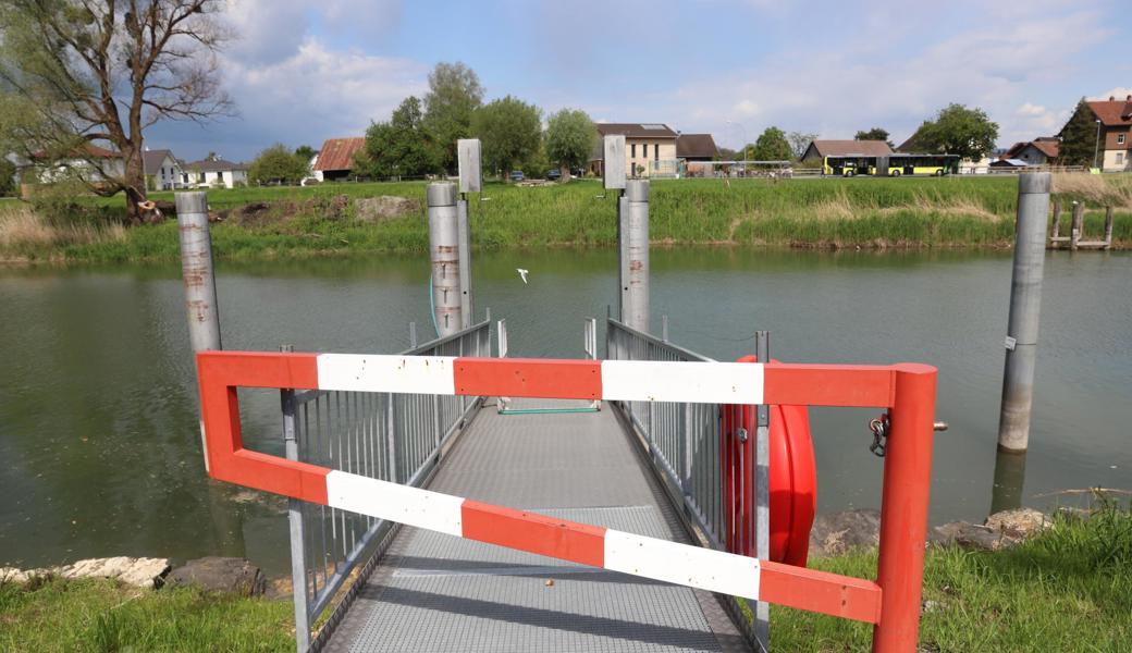 Ab Donnerstag, 16. Mai, können hier wieder Passagiere zu- und aussteigen. 