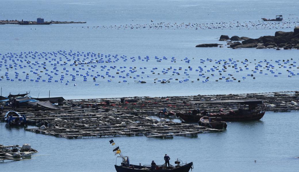 Chinesische Drohkulisse vor Taiwan. 