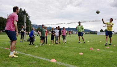 Für einmal hatte der Widnauer Nachwuchs Natispieler als Trainer