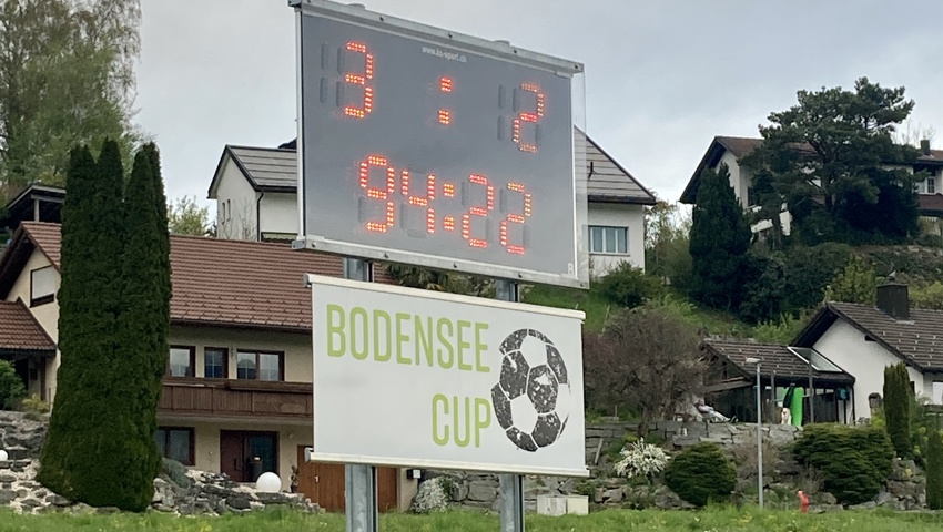 Am Ende stand Staads Postleitzahl auf der Anzeigetafel.