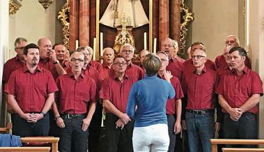 Der Männerchor auf «Frauenausflug»