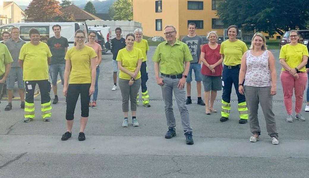 Die Widnauer Samariterinnen und Samariter freuen sich auf die anstehenden Aufgaben.