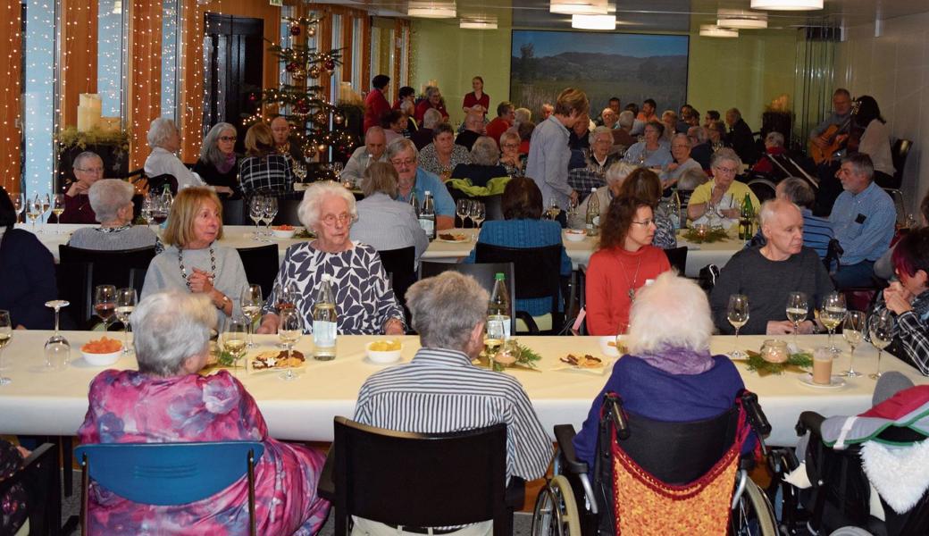 Das Haus Sonnengarten feierte stimmungsvolle Weihnachten. 