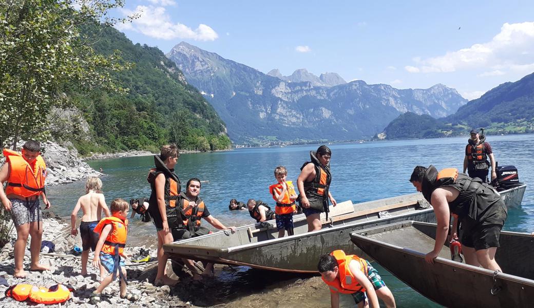 Das Vereinsleben wird bei den Pontonieren gepflegt.