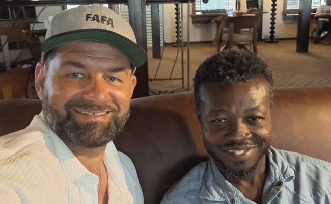Besuch aus Ghana: Kennedy erlebt die Solidarität im Rheintal hautnah