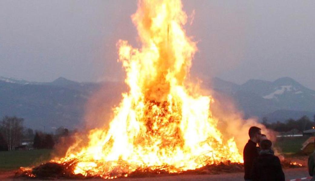 Am 29. Februar kann Holz für den Rüthner Funken angeliefert werden. 