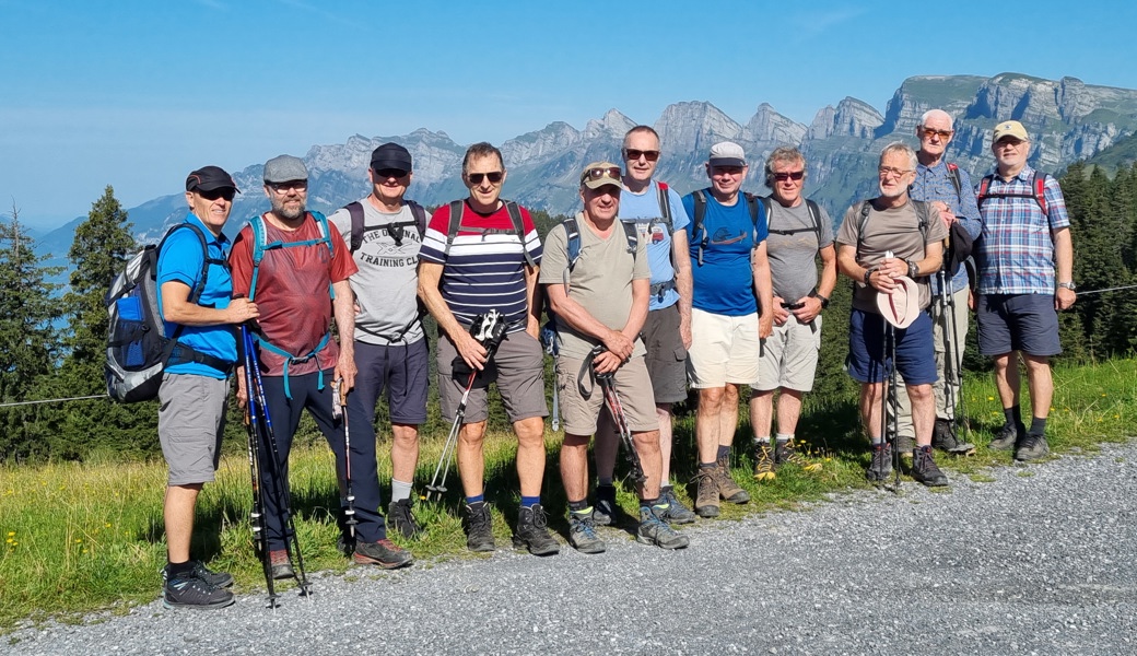 Die Männerriege des Turnvereins wanderte nach Palfries | Der Rheintaler