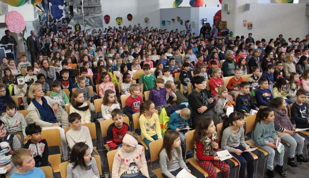 450 Kinder erlebten das schöne Konzert.