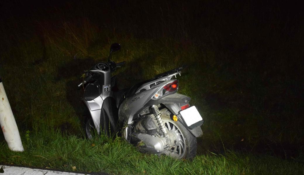 Das Unfallfahrzeug der Lenkerin.