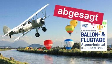 Ballon- und Flugtage abgesagt