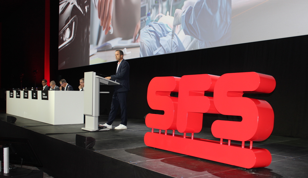 Generalversammlung der SFS Group: «Der Tanker kann seinen Weg gehen»